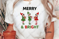 Vintage Christmas Elf PNG Sublimation Product Image 2
