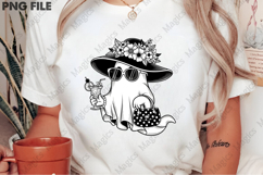 Cute Ghost Drinking Drink Fall Halloween Product Image 2