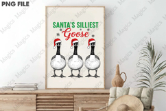 Hand Drawn Christmas Farm Goose PNG Product Image 3