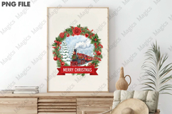 Christmas Train Clipart Product Image 3