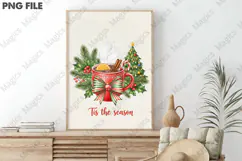 Tis the Season Retro Christmas Santa | Christmas Quotes Product Image 3