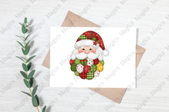 Patchwork Christmas Png Santa Claus Png Product Image 3