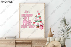 I&#039;m dreaming of a pink Christmas png Product Image 3
