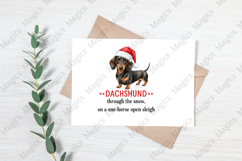 Christmas Dog Pun Dachshund Sublimation Product Image 3