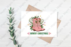 Howdy Christmas Cowgirls Png Clipart Product Image 3