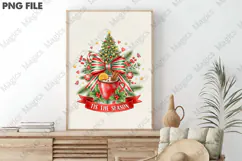 Tis the Season Retro Christmas Santa | Christmas Quotes Product Image 3