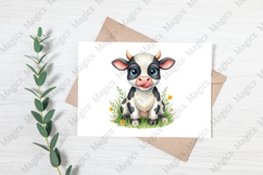 Funny Cow Png, Cartoon Cow Design Png Product Image 3