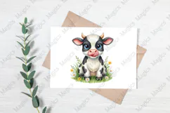 Funny Cow Png, Cartoon Cow Design Png Product Image 3