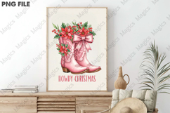Coquette Howdy Christmas Png Product Image 3
