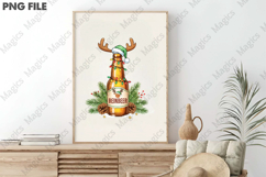 Funny Christmas Reindeer Beer Shirt | Christmas Quotes Product Image 3