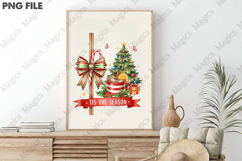 Tis the Season Retro Christmas Santa | Christmas Quotes Product Image 1