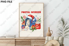 Christmas Postal Worker png Product Image 3