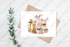 Christmas Coffee Pink Coquette Bow Png Product Image 3