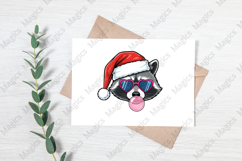Christmas Raccoon Png, Santa Raccoon Png Product Image 3