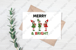 Vintage Christmas Elf PNG Sublimation Product Image 3