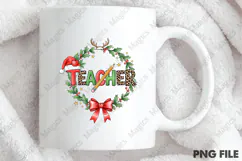 Christmas Coquette Teacher Work of Heart PNG Product Image 4