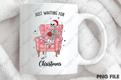 Funny Christmas Skeleton PNG Sublimation Product Image 4