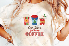 Christmas Coffee Quote Sublimation Product Image 3
