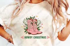 Howdy Christmas Cowgirls Png Clipart Product Image 4