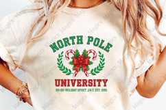 Vintage North Pole University PNG Product Image 4