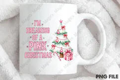 I'm dreaming of a pink Christmas png Product Image 4