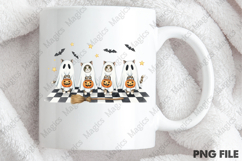 Ghost Spooky Cat Pumpkin Halloween PNG Product Image 3