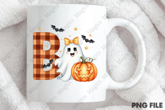 Boo Ghost Pumpkin Fall Halloween PNG Product Image 3