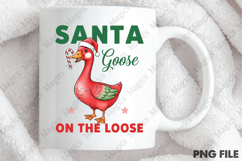 Funny Sarcastic Christmas Goose PNG Product Image 4