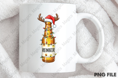 Funny Christmas Reindeer Beer Shirt PNG | Christmas Quotes Product Image 4