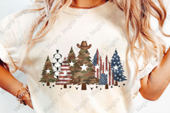 Christmas Trees Cowhide Western Png Product Image 4