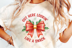 Christmas Coquette Bow Png, Holiday Png Product Image 4