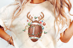 Christmas Football Png, Festive Football Product Image 4