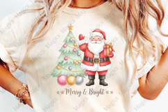 Sweet Christmas Santa PNG Sublimation Product Image 4