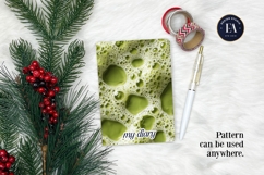 Matcha Foam Pattern, Matcha Froth Texture Digital Paper Product Image 4