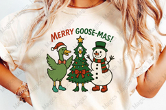 Cute Christmas Goose Png Product Image 4