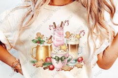 Christmas Coffee Pink Coquette Bow Png Product Image 4