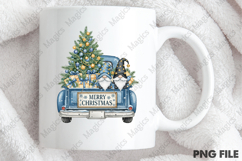 Christmas Gnome truck PNG Product Image 4