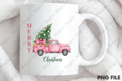Merry Christmas Truck Png Product Image 4
