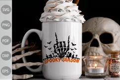 Spooky Season SVG Design , Halloween Quote SVG Cut Files Product Image 2