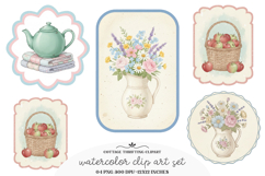 Cottage Thrifting Clipart PNG Product Image 1