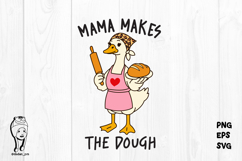 mama makes the dough eps svg png Product Image 2