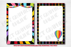 Rainbow Printable Note Paper Bundle, Rainbow Writing Papers Product Image 2