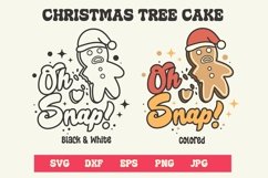 Christmas tree cake Retro svg &amp; sublimation Product Image 8