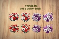 Bunch of flowers, flowers Sticker printable png Product Image 2