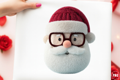 Yarn Crochet Christmas Png Santa Png Product Image 1