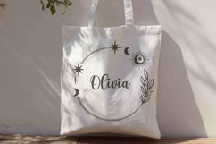 Celestial Moon Phases Frames SVG Designs| 4 Witchy Frames Product Image 2