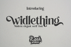Widlething - modern serif font Product Image 1