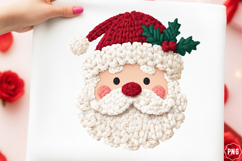 Yarn Crochet Christmas Png Santa Png Product Image 1