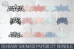 3D Baby Shower SVG | Layered Papercut SVG Product Image 2