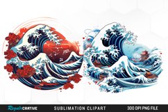 Tsunami Illustration Clipart Product Image 1
